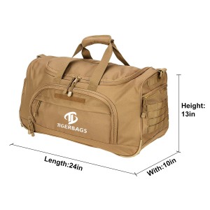 Large compartments large capacity tactical backpack duffle bag