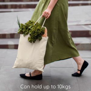 Ladies canvas tote bag, reusable grocery bag, cute tote bag