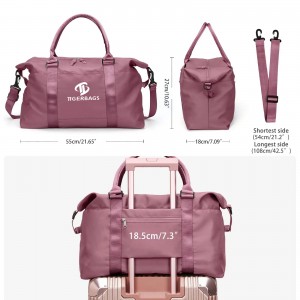 Large Ladies Travel Gym Bag Sports Bag Can Be Customized