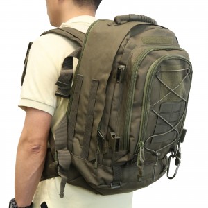 Versatile polyester tactical hiking backpacks are collapsible and durable