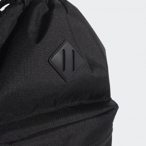 Black drawstring waterproof durable bag sports large capacity bag