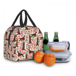 Customizable pattern lunch bag, convenient travel lightweight insulation bag