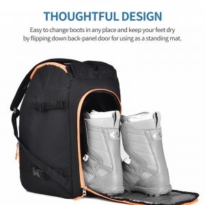600D nylon ski bag waterproof durable ski equipment bag can be customized