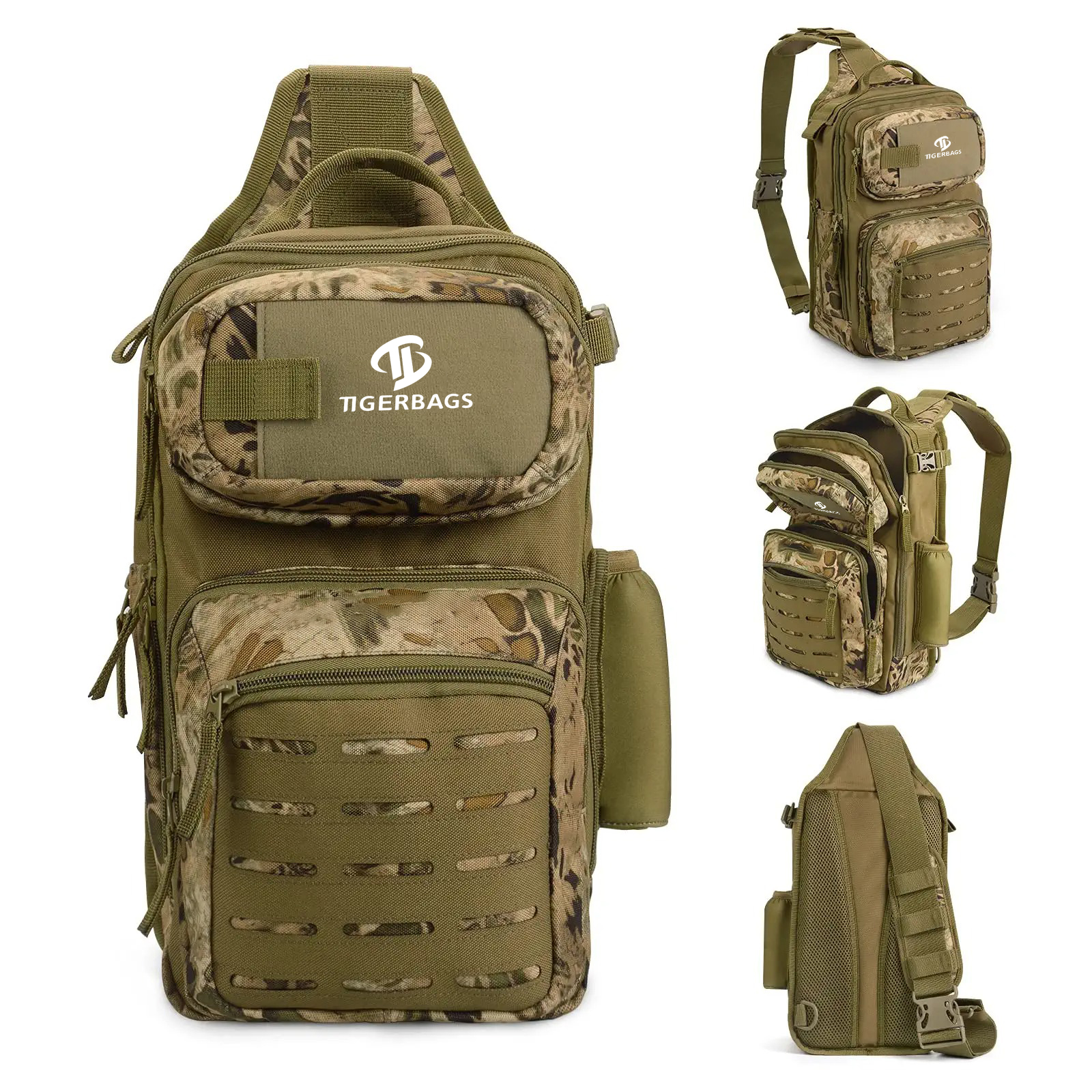 Customizable Lightweight Convenient Nylon Fishing Tool Backpack