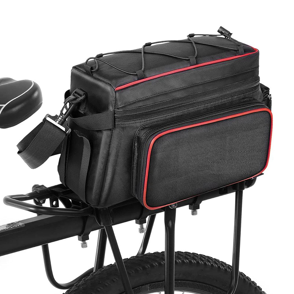 For bike racks, reflective commuter bags, red bike bags can be customized bags factory customized large discounts