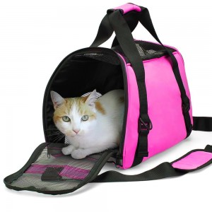 Soft fabric aviation folding cat backpack Pet backpack