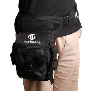 Premium canvas is super durable lightweight Tactical Drop Leg Pouch Bag