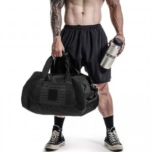 Gym bag duffle bag Sports travel exercise bag with shoe bag Tactical duffle
