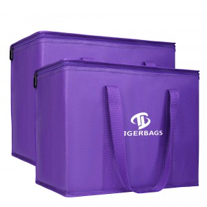 Meal delivery bags at different temperatures, large-capacity customizable refrigerated bags