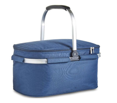 Insulated Picnic Basket Foldable Cooler Basket Collapsible Picnic Lunch Cooler Bag