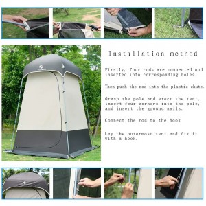 Shower Tent Dressing Room Outdoor Privacy Portable Tent Bag