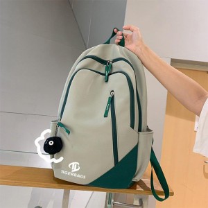 Schoolbag female middle school students girls backpack new junior high school students simple everything large capacity light backpack
