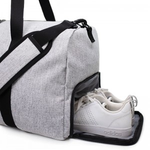 Men’s and women’s bag duffel bag with shoe layer bag, weekend bag travel bag adjustable shoulder strap anti-tear