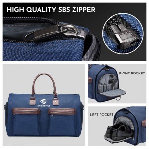 Men’s and women’s adjustable shoulder strap carry-on luggage travel bag