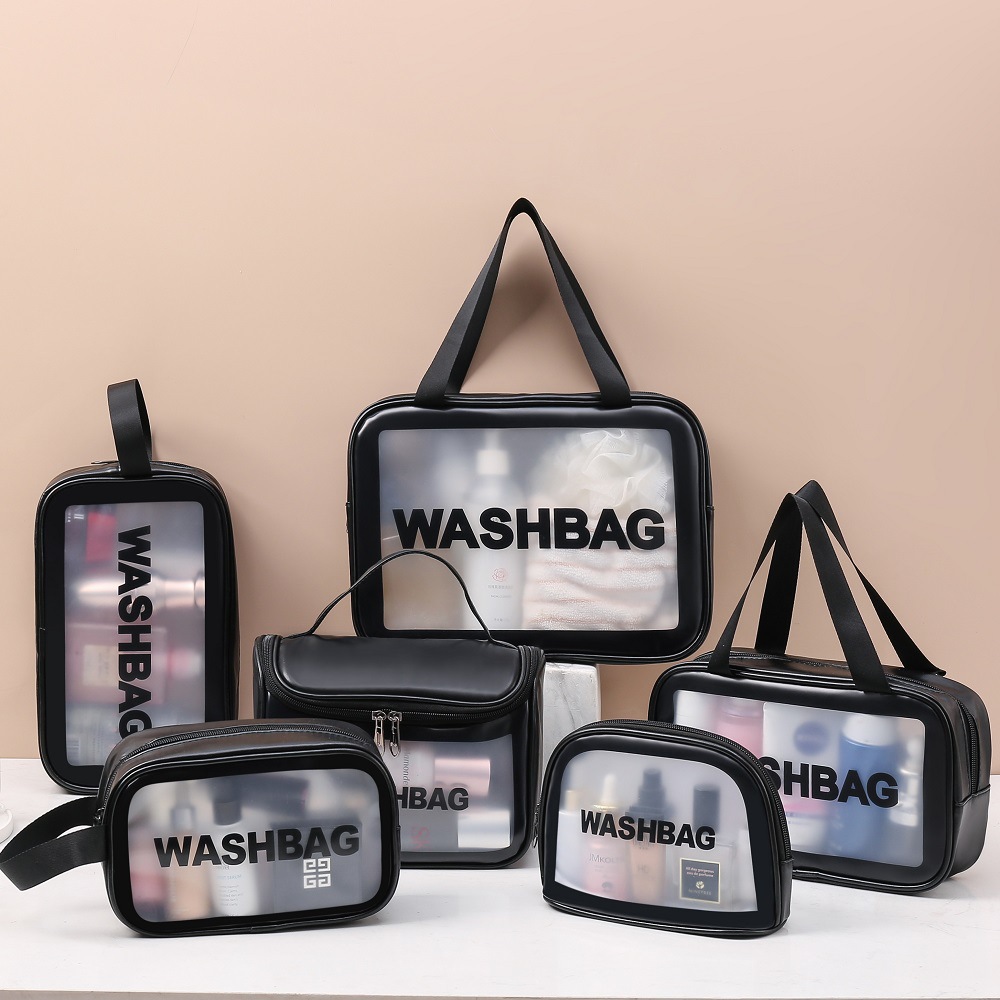 PU Cosmetic Bag, Large-Capacity PVC Waterproof Wash Bag