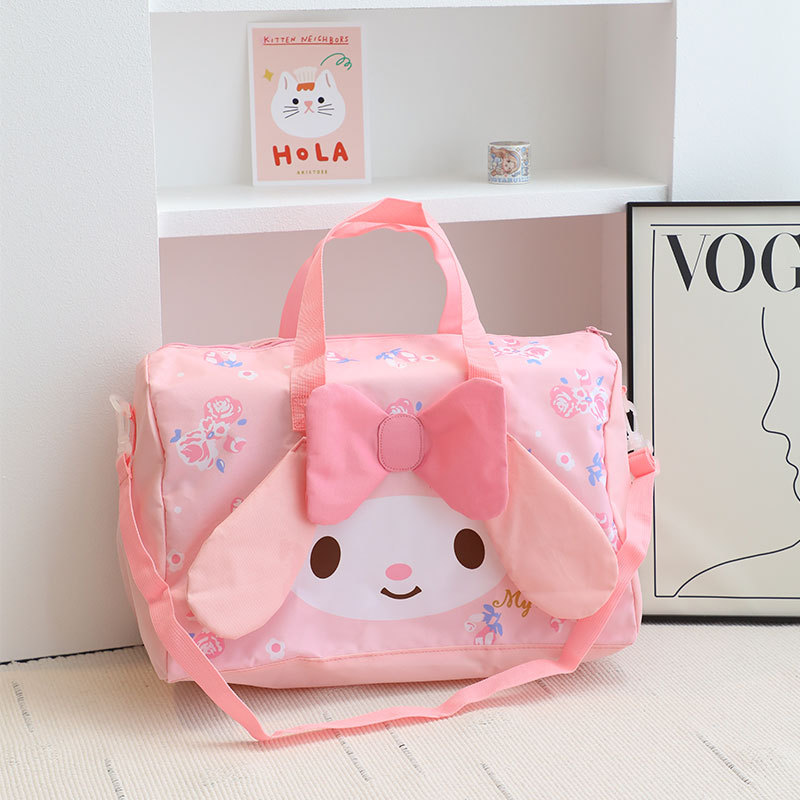 Cartoon cute girl heart portable crossbody bag