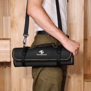 Wholesale drum type multifunctional kit thickened canvas storage drum tool bag hydropower maintenance electrician bag