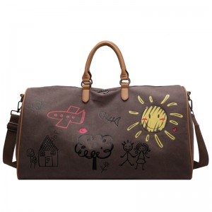 Personalized Graffiti Travel Bag Business Trip Outdoor Duffel Bag Casual Portable Messenger Bag