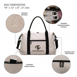 Gym handbag for both men and women, travel duffle bag