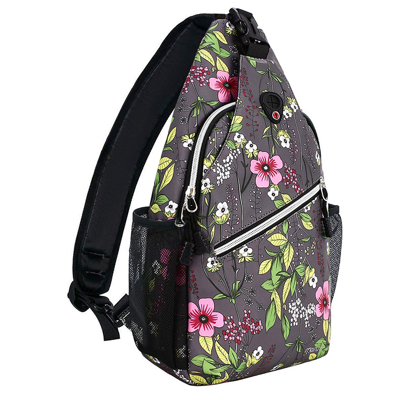 Sling Backpack Travel Hiking Backpack Periwinkle Cross-body One Shoulder Bag