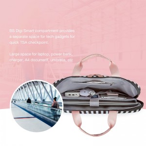 Pink laptop case Ultra-thin computer bag Briefcase Travel Work bag