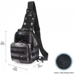 Outdoor tactical backpack, military sports bag, single shoulder backpack