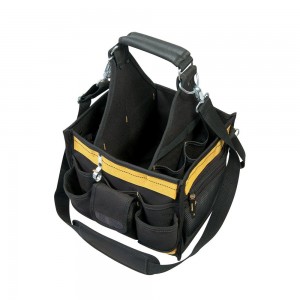 Customizable top open tool bag, customizable size, multi-pocket design multi-color factory outlet