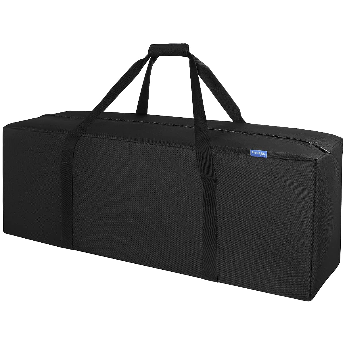 Sports Duffel bag-oversized travel duffel bag, upgraded zipper, durable waterproof, black