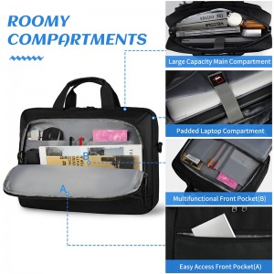 Large size waterproof laptop bag men’s and women’s business office work computer bag