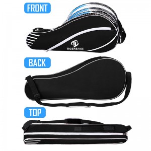 Racket Tennis Bag – Lightweight tennis bag for women and men, tennis racket cover bag with protective pad, suitable for professional or beginner tennis players
