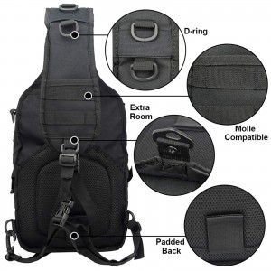 Waterproof durable tactical shoulder bag Large capacity shoulder bag