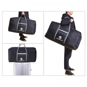 Collapsible oversized duffel bag Lightweight travel duffel bag with adjustable shoulders