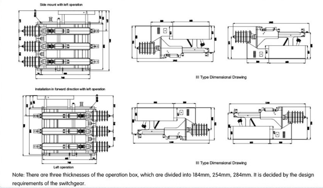 T200-315 Indoor AC High Voltage Vacuum Load Switch 001