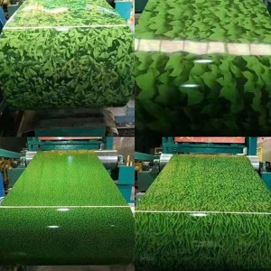 Grass pattern color coated board