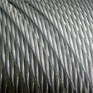 High Quality for 34X7+FC Loading Ungalvanized Steel Wire Rope 44mm Gauge, DIN / En Standard