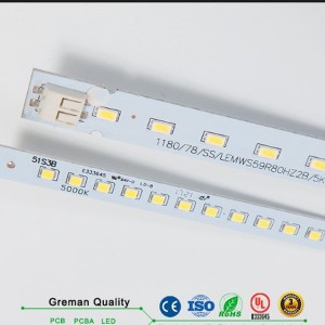 T8 T5 LED灯条铝基LED PCB板高流明PCB/线性灯条/线性LED灯条MCPCB