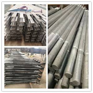 Precision Process on Steel-Galvanized Anchor Bolt From Steel Round Bar