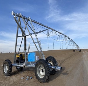 Agricultural lateral move linear irrigation systems for farms