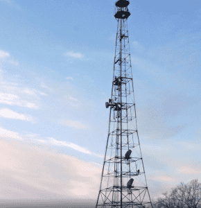 Steel Communication Pole & Angle Tower