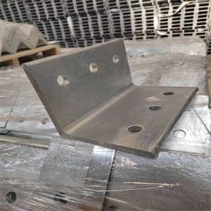 Precision Process on Steel-Welding and hole on Angle bar