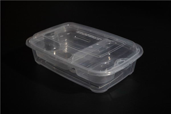 Wholesale Disposable American Type Takeaway Plastic Food Container with dome lid