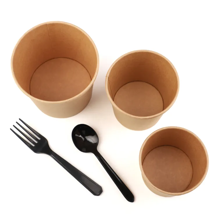 Brown Paper Soup Cup: A Classic Choice for Takeout Soups/