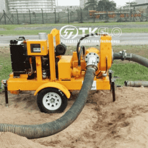 Mobile Two treys Diesel Engine Drive Vacuum Priming well point pump