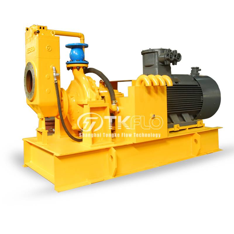 China wholesale Self Priming Drainage Pump - SPH series dry self priming pump drive by electrical motor  – Tongke