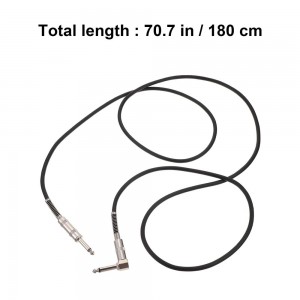 1 Pc 1.8M Simple Guitar Accessory Male To Male Guitar Adapter Cable Stereo Male To Male Adapter Cable