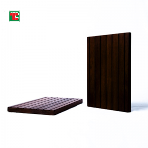 3D Solide Wood Groove Panel – Red Cherry Solid Wood | Tongli