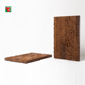3D Groove Wood Wall Panel -Carved Wooden Veneer Board | Tongli