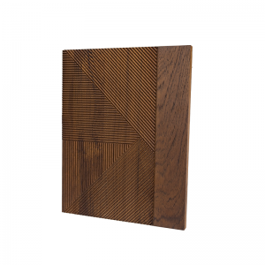 3D Puzzle Solid Wood Interior Curved Accent Wood Panel Sheeting |  Home Decorative Luxury