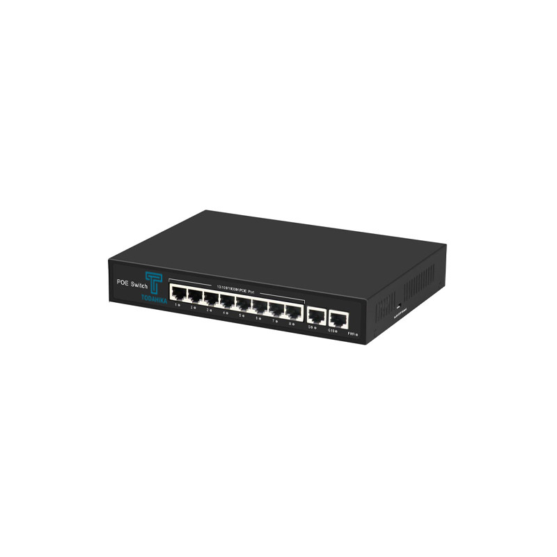 TH-G0010P-R120W Ethernet Switch 2xGigabit RJ45, 8×10/100/1000Base-T PoE Port