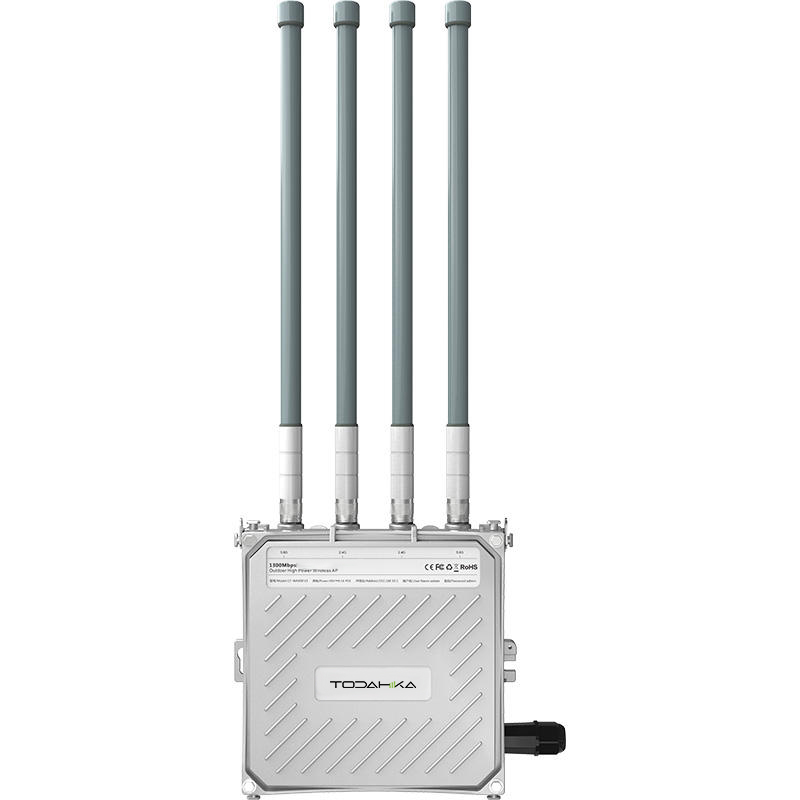 Wireless Transmission Support POE Power Supply 1300Mbps Outdoor Access Point